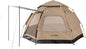 Instant Camping Tent for 4 Person,2 Mesh Windows & 2 Doors,Hexagonal Design,Easy Set Up pop up Tent with Vestibule & Rainfly, Ideal for Family Camp, Outdoor Activity