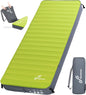 Sportneer Self Inflating Sleeping Pad, 4" Ultra-Thick Elasticity Foam Camping Mat with 10 R Value, 4-Season Insulated Durable Camping Pad Air Mattress for Car Travel Tent Home, 78" x 30"
