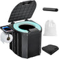 Portable Toilet for Camping Portable Potty for Adults Porta Potty with Lid Travel Toilet Commode Bucket Toilet for Indoor,Outdoor And Emergency Use