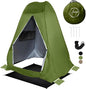 Pop Up Large Privacy Tent - 7ft Tall - Oversized Strong Camping Toilet Tent- Portable Camp Shower Pod w/Hooks- Porta Pod- Outdoor Bathroom, Potty, Changing Private Room