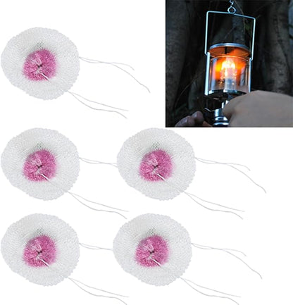 20pcs Kerosene Lamp Mantles kerosene lantern mantles, Universal Dual Head Gas Lantern Accessories Mantle for Home Restaurant Decoration or Camping Hiking