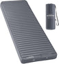 Elegear Air & Foam Camping Sleeping Pad, HexaFoam Camping Mattress Pad with Built-in Foot Pump Memory Foam Camp Pad 4-Season Camp Sleeping Mat for Travel/Car/Tent, Gray
