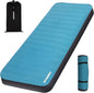 FUNDANGO Camping Self-Inflating Sleeping Pad, Single Twin Size air Foam Mattress Cot with Pump Sack for Tents Car Van Outdoor Home