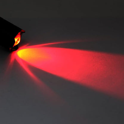 3 Pack Red Light Flashlight, 3 Modes Mini Red LED Flashlight, Zoomable Red Flashlight Torch with Clip for Night Vision, Astronomy, Aviation, Night Observation