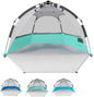 Beach Tent Pop Up Shade, Instant Beach Tents Sun Shelter with UPF 50+ UV Protection, Lightweight & Easy Setup Tent 2-6 Person