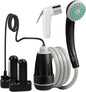 KEDSUM Portable Shower, Portable Camp Shower Pump with Rechargeable Battery, Portable Shower for Camping, Portable Outdoor Shower Head for Camping, Hiking, Traveling(+ Handheld Sprayer)