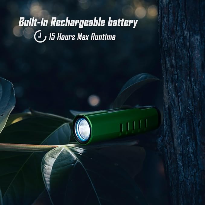 IMALENT LD70 Pocket EDC Flashlight, 4000 Lumens Compact Bright Powerful Flashlights with CREE XHP70.2 LED, Rechargeable Handheld Torch for Camping and Hiking (Fruit Green)