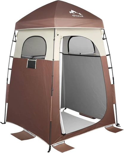 Oileus Pop Up Privacy Tent - Portable Shower Tent, Beach Changing Room, Camp Toilet, Instant Privacy Shelter - Camping, Beach, Hiking, Fishing