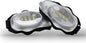 2-Pc Flashlights for Runners and Walkers - Dog Walking Flashlight - Grab and Go Lightweight Night Running Light (Silver)