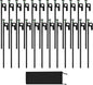 24Pcs Tent Stakes, 12in Heavy Duty Tent Stakes with Storage Pouch, Forged Steel Metal Stake for Tent Used on Rocky Place, Grassland, Dessert(24Pcs, 12in, Diameter 1/4")