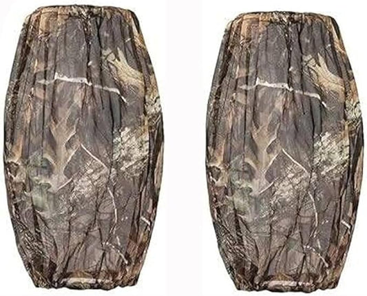 2 Packs Camo Mosquito Head Nets Gnats Face Netting for Any Outdoor Activities Works Over Most Hats