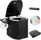 Portable Camping Toilet Upgraded Soft Camp Toilet Seat with Paper Holder- Travel Potty Perfect for Emergency Preparedness, Backcountry, Car, Boat, Road Trips.