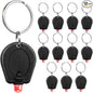12 Pack Ultra Bright Red LED Keychain Flashlight, Mini Red Light Keychain Flashlight, Red Keychain Flashlight for Night Observation