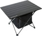 ROCK CLOUD Portable Camping Table Ultralight Aluminum Camp Table with Storage Bag Folding Beach Table for Camping Hiking Backpacking Outdoor Picnic, Size M