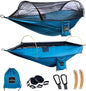 Professional Camping Hammocks with Mosquito Net, Lightweight Double for Camping, Hiking & Backpacking | Includes Two 10 FT Tree Straps, 230T Nylon Design