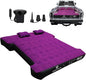 Umbrauto Truck Bed Air Mattress for 6-6.5ft Full Size Truck Bed, Upgraded Thickened Inflatable Mattress with Pump, Pick Up Airbed for Truck Tent Camping, Purple