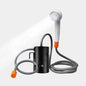 Portable Outdoor Shower, 2 Flow Mode, 4400mAh Battery Powered Shower Pump for Hiking/Backpacking, Travel, Beach, Pet, Flowering, IPX7 Waterproof &USB Rechargeable Camping Shower with 3 LED Lights…