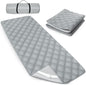 Quilted Foam Mattress Topper Pad, Non-Slip Super Soft Comfortable 75"x30", Cool Sleeping Pad for Camp Cot/RV Bunk/Narrow Twin Beds