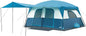 PORTAL 6 | 8 | 10 Person Family Camping Tent with Porch, Big Family Camping Tent with Tall Height, Good Ventilation, Water Resitant Large Tent for Outdoor Camping, Backyard
