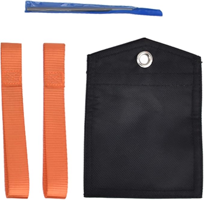 53 Inch Rope Saw, Tree Limb Hand Rope Chain Saw, Teeth Blades on Both Sides, Folding Pocket Chainsaw for Wood Cutting, Camping and Field Survival Gear