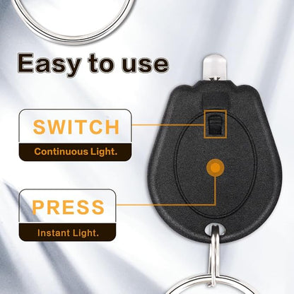 12 Pack Ultra Bright Mini LED Keychain Flashlight, Small Key Ring Flashlight, Portable LED Keychain Light