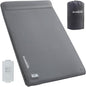 Elegear Self Inflating Sleeping Pad, Built-in Electric Pump 3.1" Ultra-Thick Memory Foam Camping Mattress Pad with Pillow Double Sleeping Pad for Camping R-Value 9.5 Foam Camp Pad for Car/Traveling
