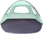 WhiteFang Beach Tent Anti-UV Portable Sun Shade Shelter for 3/4/6/8 Person, Extendable Floor with 3 Ventilating Mesh Windows Plus Carrying Bag, Stakes and Guy Lines