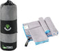 4Monster Camping Towels 3 Size at 1 Pack,Quick Dry Microfiber Towel,Beach Travel Towel Ultra Compact,Soft Gym Towel for Hiking Yoga Travel Sports Backpacking Trip and Pool