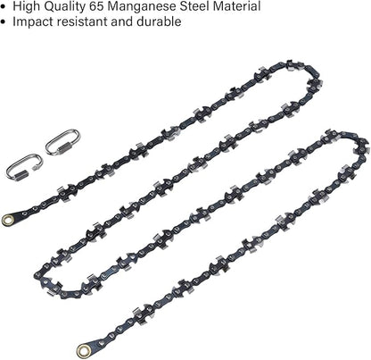 53inch Length High Reach Tree Limb Hand Rope Saw,Hand Rope Chain Saw,Both Sides Teeth Blades Folding Pocket Chainsaw for Tree Limb, Outdoor Camping, Tree Pruning, Hand Rope Chain Saw,53inch Lengt