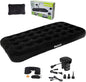 Twin Size Single Camping Air Mattress Bed with Air Pump,Inflatable Travel Air Mattress,Thickened Portable Blow Up Sleeping Bed Pad for Truck Tent Camping/Home/Hiking(Black)