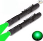 2 x Green Light Pen Type Penlight Flashlight One Mode Green Light LED Torch for Camping Hiking Fishing Hunting Animal Protecting Night Vision