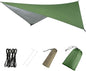 Azarxis Hammock Camping Tarp Rain Fly, Waterproof Tent Footprint Shelter Canopy Sunshade Cloth Picnic Mat for Outdoor Awning Hiking Beach Backpacking - Included Guy Lines & Stakes