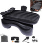 Inflatable Car Air Mattress Back Seat Bed,Thickened Car Travel Camping Air Mattress with Air Pump,Blow Up Bed Portable Car Sleeping Mattress for Car Universal SUV