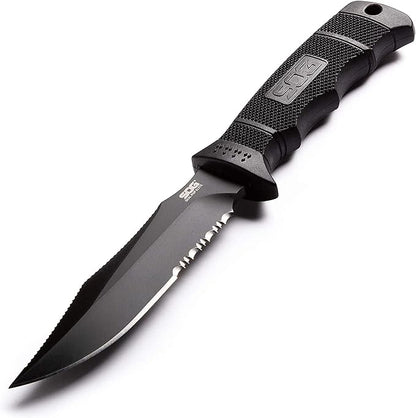 SOG Seal Pup Elite Tactical Fixed Blade- Survival and Hunting Knife with Sheath, 4.75 Inch Combat Knife Blade (E37T-K)