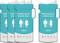 Disposable Urine Bags Pee Bags Unisex Urine Bag Vomit Bag for Outdoor Travel Urinal Toilet Traffic Jam Emergency Portable Car for Men Women Kids Children Patient 4PCS