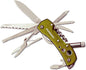14-in-1 multifunctional pocket tools with led, knives, scissors, corkscrews, screwdrivers, for outdoor, camping, fishing
