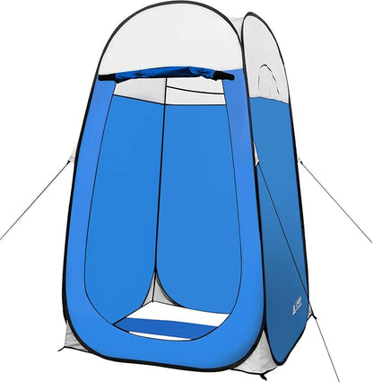 Leader Accessories Pop Up Shower Tent Dressing Changing Room Privacy Portable Camping Shelters 4' x 4' x 78" H Extra-Large Space