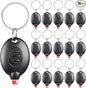 16 Pack Ultra Bright Red LED Keychain Flashlight, Mini Red Light Keychain Flashlight, Red Keychain Flashlight for Night Observation