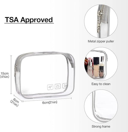 BAGSMART Toiletry Bag Hanging Travel Makeup Organizer with TSA Approved Transparent Cosmetic Bag Makeup Bag for Full Sized Toiletries, Medium-Grey