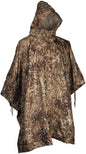 Mil-Tec Adult Ripstop Wet Weather Lightweight Waterproof Multi-Use Rain Poncho with Hood - Use as Bivouac Sack, Shelter Tent