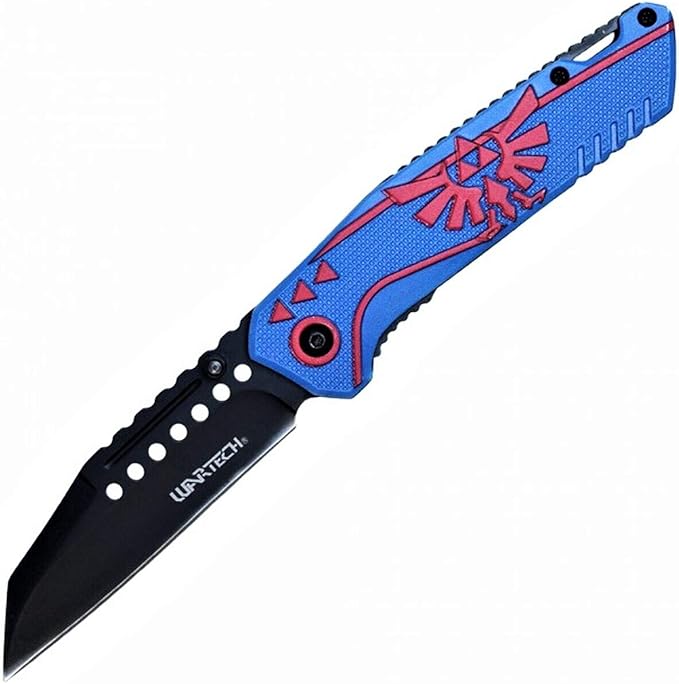 KCCEDGE BEST CUTLERY SOURCE EDC Pocket Knife Camping Accessories Hunting Knife Razor Sharp Edge Folding Knife for Camping Gear Survival Kit Tactical Knife 56003 (Blue)