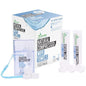 Compressed Towels Toilet Paper Tablets - Portable Compact Disposable Face Towel Wipes - Mini Coin Washcloth Tissues For Travel Camping Or Hiking + Reusable Water Tissue Dispenser (Daily Use 100)