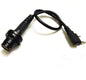 6-Pin Radio PTT Adapter Cable Compatible with Baofeng UV-5R, UV-82, etc.