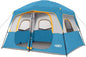 UNP 2/4/6/8 Person Tent, Portable Cabin Tent, Camping Tent 4-Person Easy Set Up, Waterproof with Top Rainfly for Outdoor Camping/Hiking