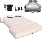 Umbrauto Air Mattress for 5.5-5.8ft Full Size Short Truck Bed, Flocking Surface Inflatable Airbed for Pickup Tent Camping, Sleeping Pad with Pump, Carry Bag
