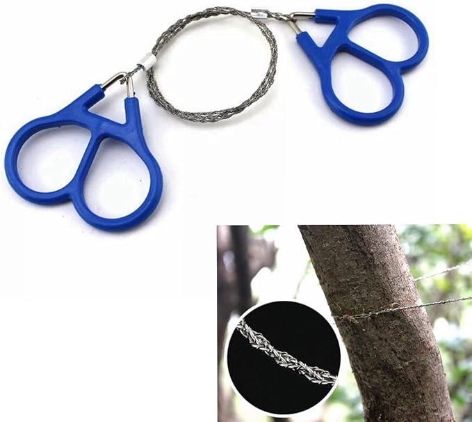 5Pcs Stainless steel wire saw Rope chain jigsaw Camping supplies outdoor tool