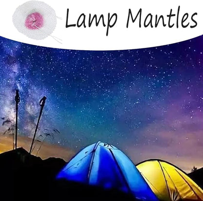 20 Pcs Universal Kerosene Lamp Mantles,Universal Dual Head Gas Lantern Accessories Mantle for Home Restaurant Decoration or Camping Hiking