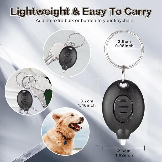 16 Pack Mini UV LED Keychain Flashlight, 395nm UV Light Keychain Flashlight, UV Keychain Flashlight, UV Keychain Light Black Light for Detections