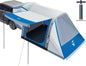 JOYTUTUS SUV Tent with Inflatable Pump, 30% More Space, Easy Set-up Car Tent for 6 Person Family Camping, Dual-Use SUV or Camping with 2 Awnings, Double Door, Fit for SUV Car Van