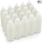 12-Hour White Candles Compatible with Candle Lanterns, Long-Burning Candles for Outdoor, Camping, Emergency, Survival Emergency Preparedness- 20Pack